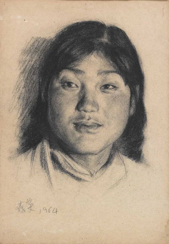 【鉴赏】靳尚谊素描肖像作品欣赏