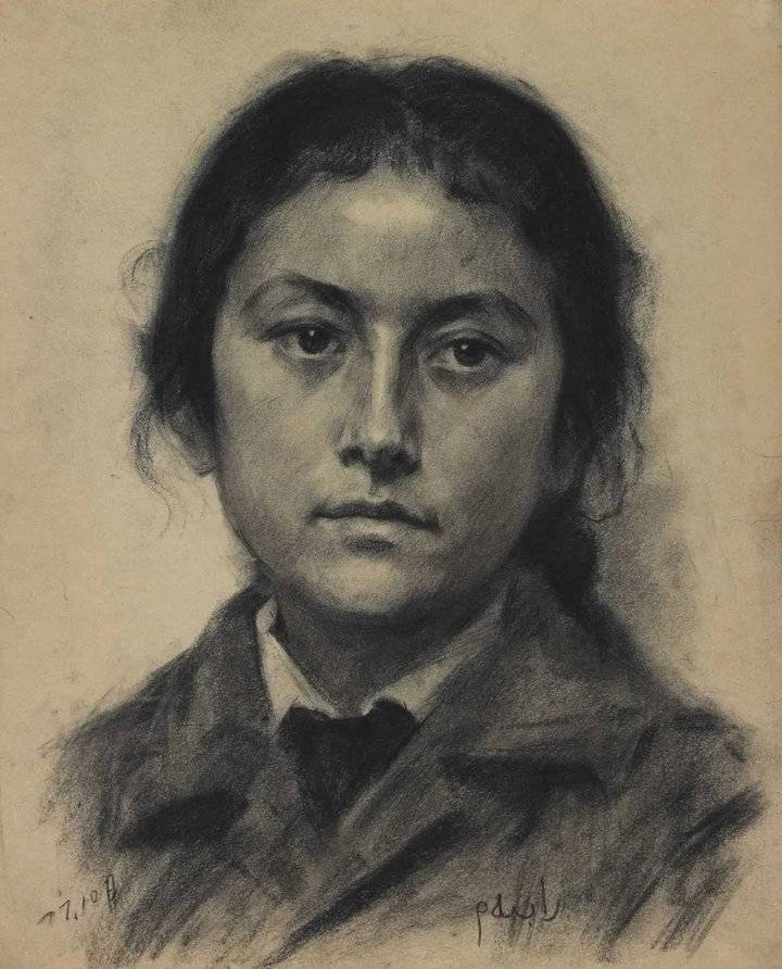 【鉴赏】靳尚谊素描肖像作品欣赏