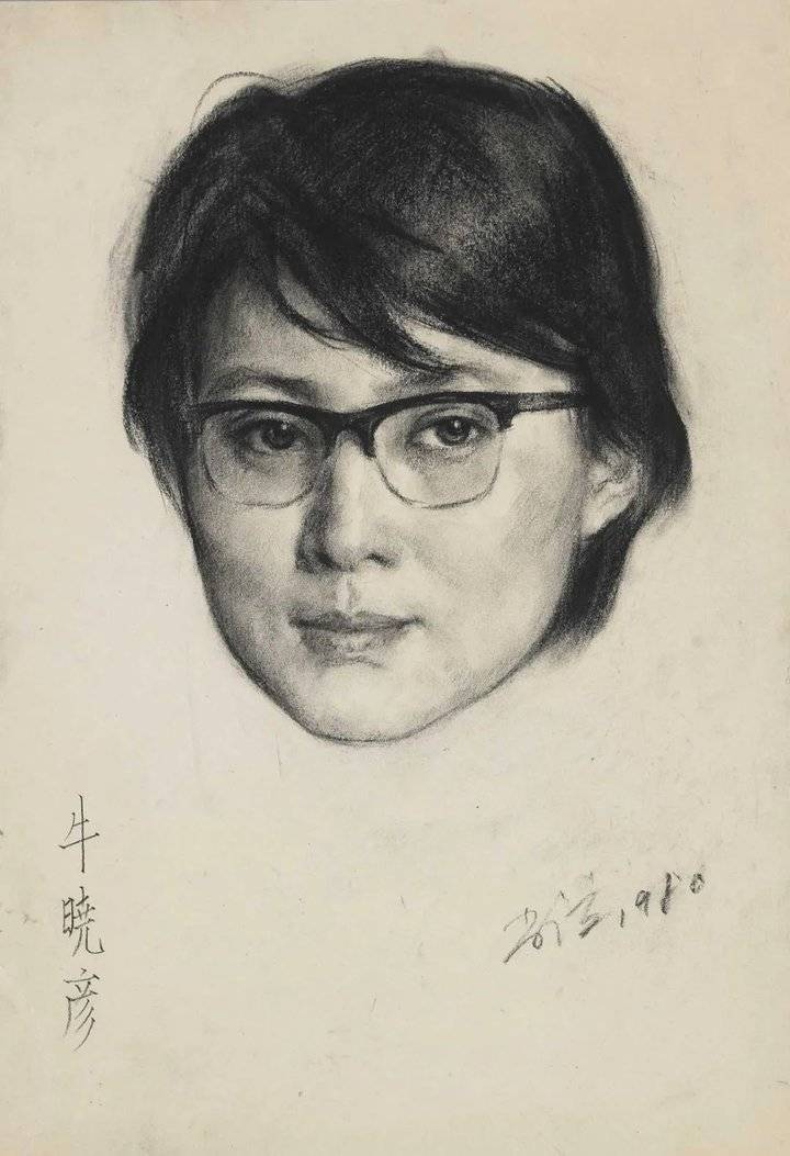 【鉴赏】靳尚谊素描肖像作品欣赏