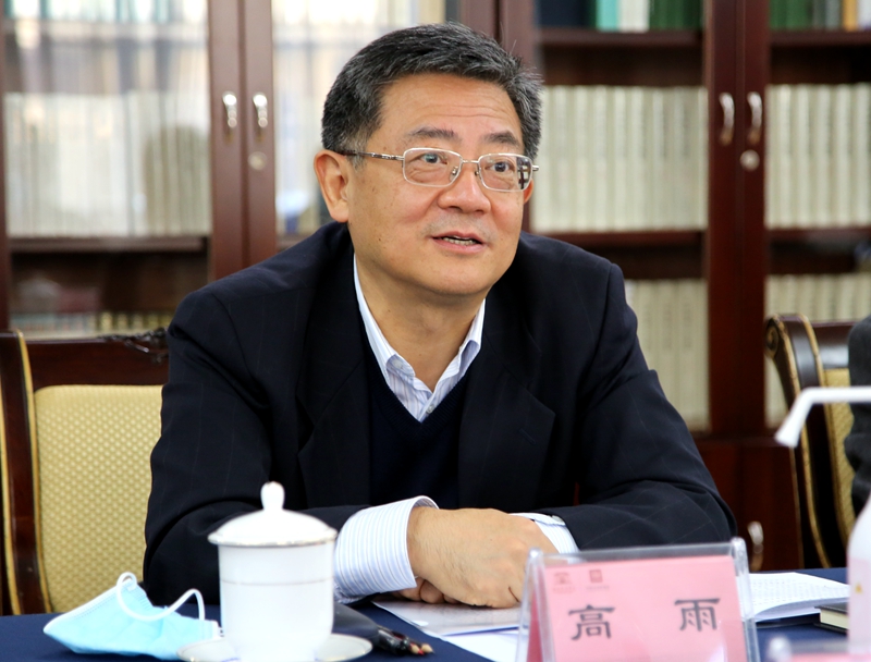 工作领导小组组长高雨在京会见吉林省延边州龙井市委书记朴君峰一行